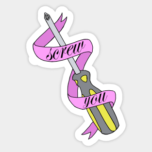 Screwdriver You Sticker